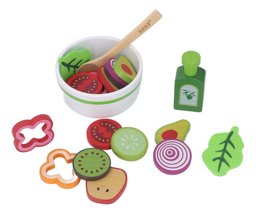 Juguete De Ensalada De Verduras Simulado Educativo De Made