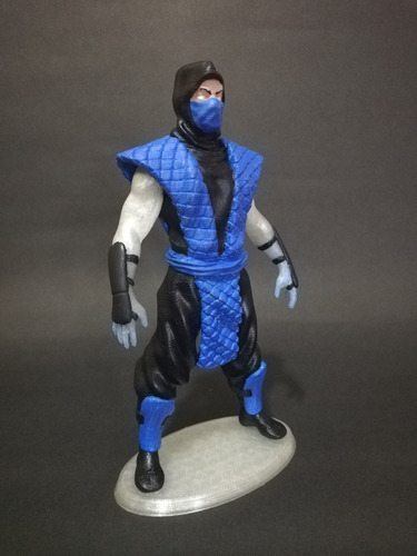 Subzero De Mortal Kombat. Version Hielo. Impresion 3d.