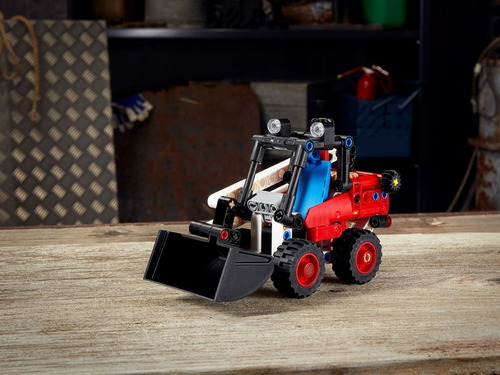 Imagem 4 de 9 de Lego Technic 2 Em 1 - Mini Carregadeira 140 Peças - 42116
