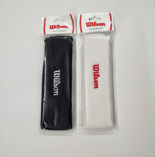 2 Pack De Bandanas Wilson Bandas Para Cabeza Negra Y Blanca