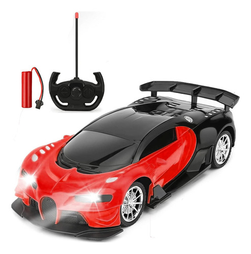 A 1:16 Luz Led Coche Rc Carro A Control Remoto Con 4 Canales