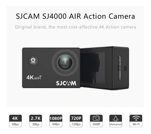 Sjcam Sj4000 Air Wifi Original Full Hd 1080p Prova D'agua