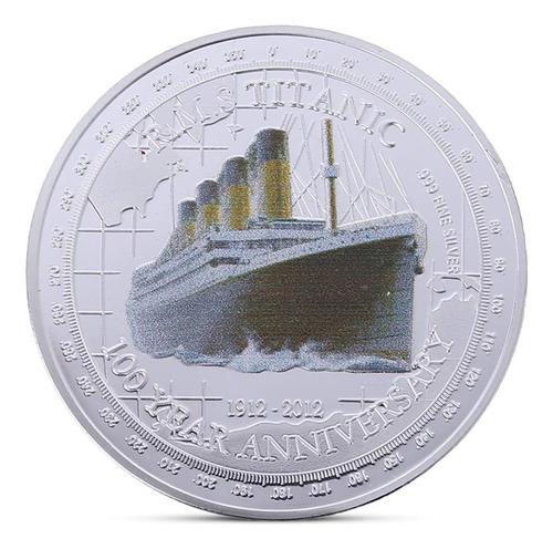 Conmemorativa Chapada Titanic De 100 Años Y Regalo Col...