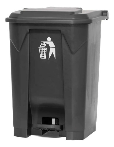Cubo De Basura Basurero Con Pedal Contenedor 80 Litros