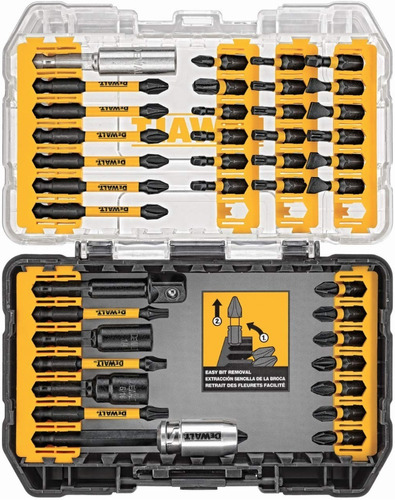 Kit 40 Puntas Dewalt Destornillador Impacto Tubos Dwa2t40ir