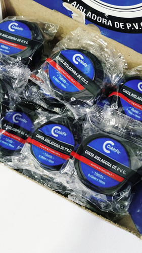 Cinta Aisladora Negra Cablefix 20 Mts X 42 Unidades P