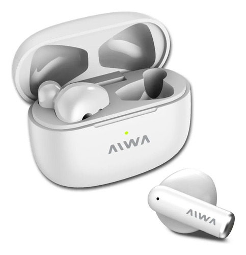 Auriculares In-ear Inalámbricos Bluetooth Aiwa 306b Blanco Blanco