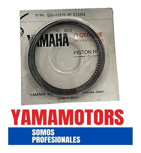 Anillos Yamaha Xt350 1.00mm (86.00mm) Original Yamaha       