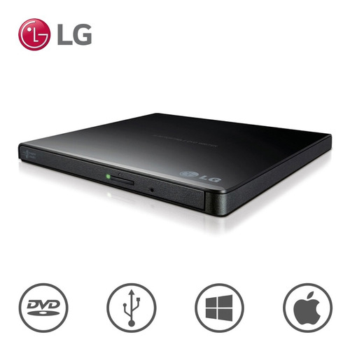 Lectora Grabadora Externa  LG Slim Dvd Cd Externo Usb  