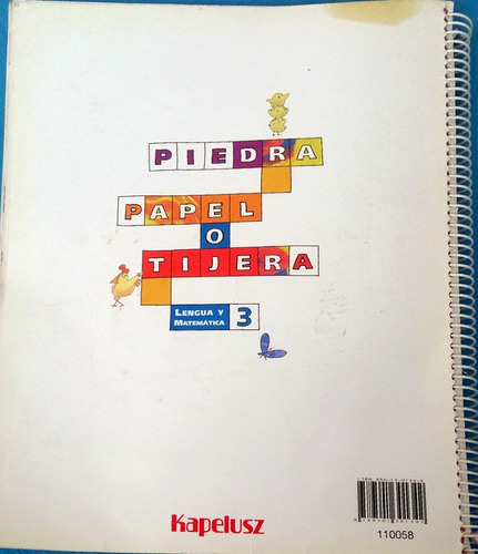 Piedra Papel O Tijera (lengua Y Matemática) Kapelusz (Usado)