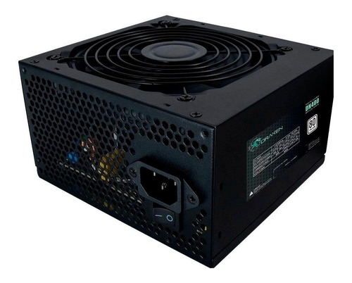 Fonte de alimentação para PC Draxen DN400 400W  preta 115V/230V