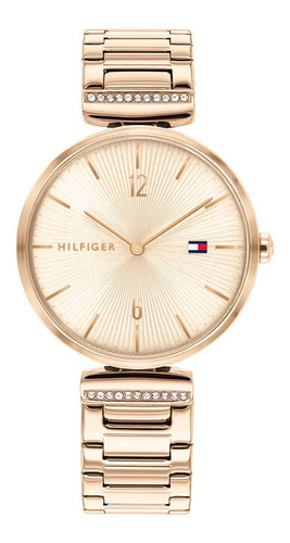 Reloj Tommy Hilfiger Aria 1782271 Original Acero Inoxidable Color de la malla Dorado