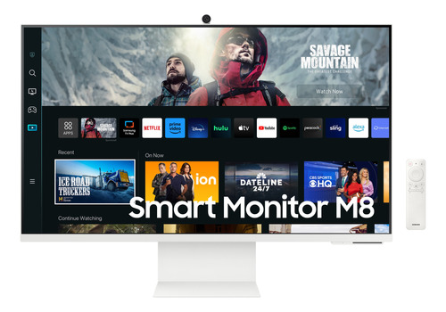 Monitor 4k Samsung Smart M8 32 , Uhd, Va, Cámara, Hdmi, Usb