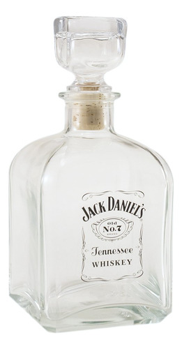 Jack Daniels Decantador Cuadrado Con Logotipo Con Licencia .