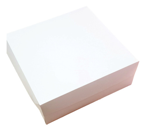 Caja Para Torta Apertura Frontal ( X 50 ) - 26 X 26 X 10