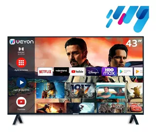 Pantalla Smart Tv 43 Pulgadas Weyon Android Tv Hd Television