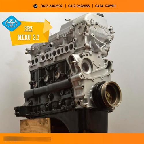 Motor 7/8 Para Toyota Hilux 2.7 / Meru 3rz (Reacondicionado)