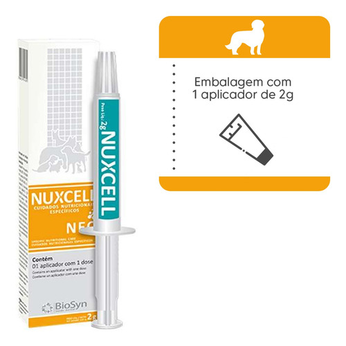 Nuxcell Neo Suplemento Para Cães - 2gr