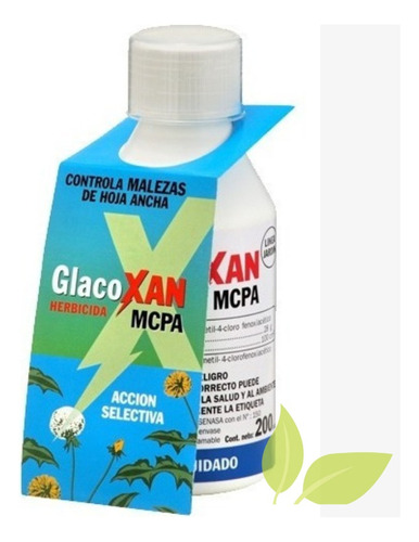 Herbicida Selectivo Mata Yuyos Glacoxan Mcpa 200cc Maleza