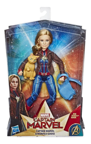 Figuras Captain Marvel Carol & Goose Deluxe E4944