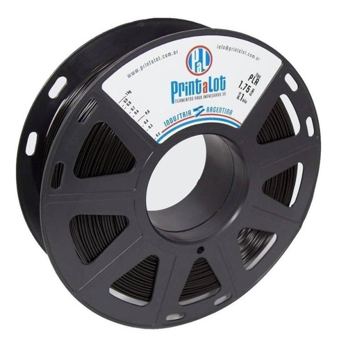 Imagen 1 de 1 de Filamento 3D PLA Printalot de 1.75mm y 1kg negro