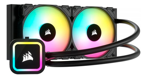 Water Cooler Para Processador Corsair H100x Rgb Elite 240mm