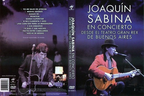 Joaquin Sabina En Concierto Gran Rex Dvd Nuevo Original