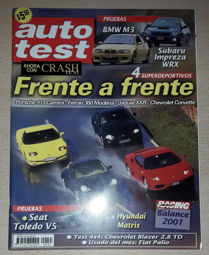 Revista Autotest N°135 Enero 2002 Frente A Frente