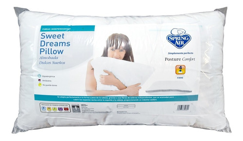 Almohada Standard Firme 70cm X 50cm Sweet Dreams Spring Air