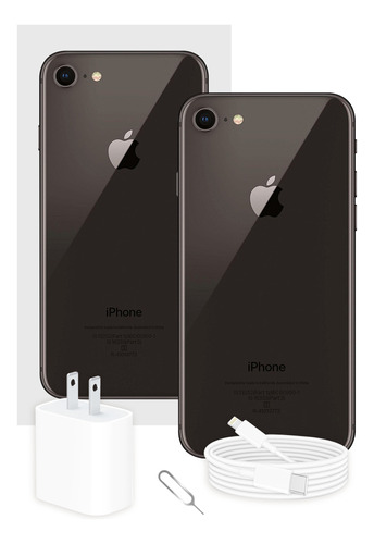  iPhone 8 64 Gb Negro Con Caja Original Batería 100%  (Reacondicionado)