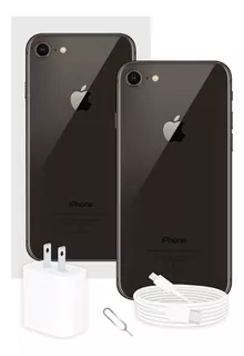 iPhone 8 64 Gb Negro Con Caja Original Batería 100%