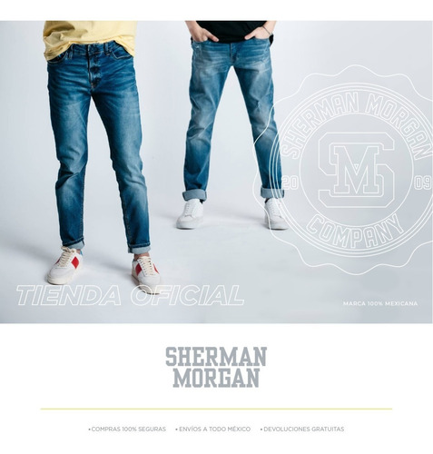 Imagen 6 de 6 de Pantalón Skinny Hombre Mezclilla Dark 215