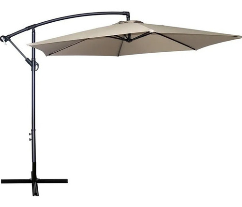Sombrilla Colgante 3 Metros Grande Altura Regulable Premium