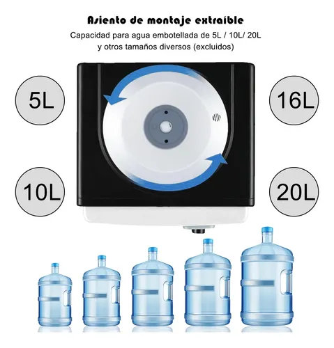 Dispensador De Agua Eléctrico De 550 W, Fuente De Agua Caliente Y Fría, Enfriador De Agua Eléctrico, Para Su Dormitorio, Tienda De Comestibles, Escritorio