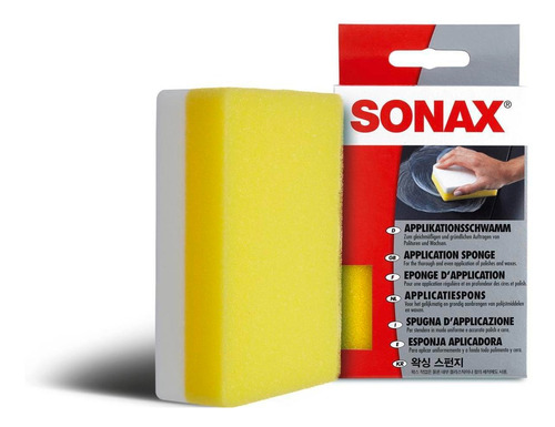 Esponja Aplicadora Pulido Cera Tratamiento Pintura Sonax