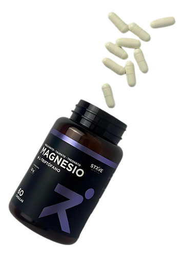 Strive Magnesio + L Triptófano 60 Cápsulas Nutricional