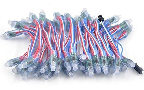 Ws2811 Pixel Led String Lights Dc 12v Impermeable 50pcs...