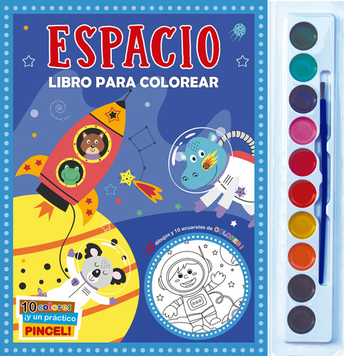 Libro para Colorear: El Espacio.: Libro para colorear: El Espacio, de Varios autores. Editorial Silver Dolphin (en español), tapa blanda en español, 2022