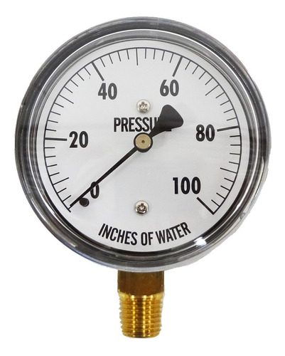 Control Kc25  100  H2o Baja Presion Gauge Baño