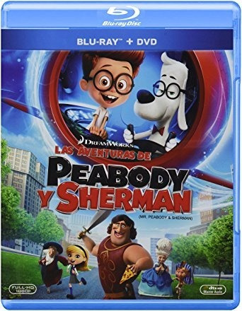 Las Aventuras De Peabody Y Sherman Combo Bluray + Dvd