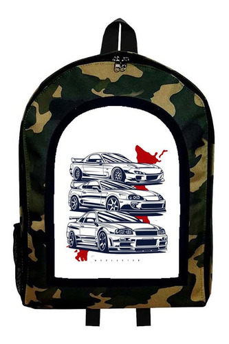 Mochila Camuflada Auto Carrera Pista Mod Aar99