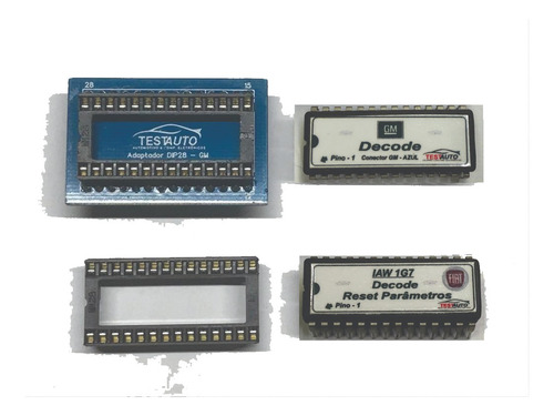 Chip Ferramenta Decode Gm Corsa E Fiat Iaw-1g7 + Adaptadores