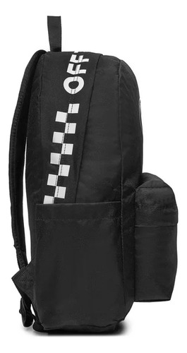 Mochila Vans Old Skool Back Pack Negro Blanco Off The Wall Negro Liso