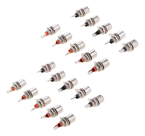 Adaptador De Conectores Hembra Hembra Rca De Montaje En