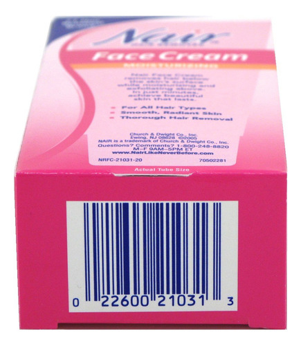 Pacote De 6, 60 Ml, Creme Facial, Removedor De Cabelo