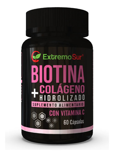 Biotina + Colágeno Hidrolizado + Vitamina C / Extremo Sur
