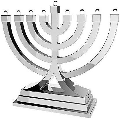 Imagen 3 de 6 de Mini Electric Menorah Led Battery Or Usb Powered - Push Butt