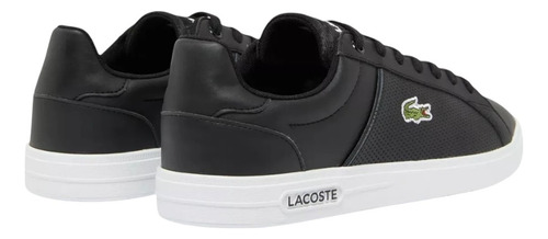Tenis Lacoste Lite Base Negro Casual Comodo Hombre Original