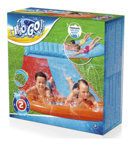 Tobogan Resbaladero Deslizador Tsunami Splash Doble Bestway