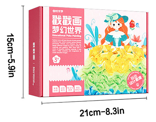 Libro De Pegatinas Para Niños M, Diseño Dibujado A Mano, Puz